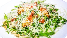 Руккола с креветками