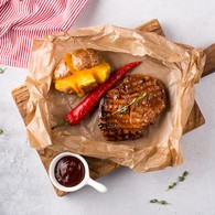 Стейк из свинины BBQ