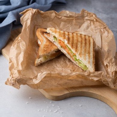  Сэндвич с копченым лососем